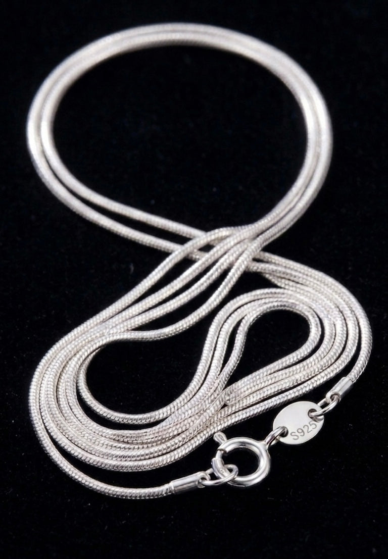 "Liquid Silver" Snake Chain – 925 Sterling Silver