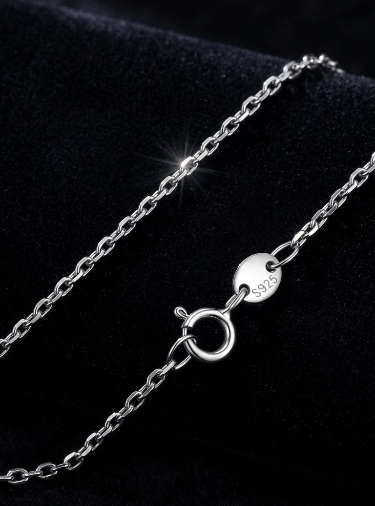"Venetian Glow" Box Chain – 925 Sterling Silver