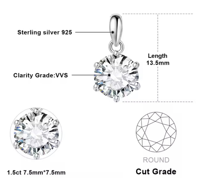 Moissanite Necklace