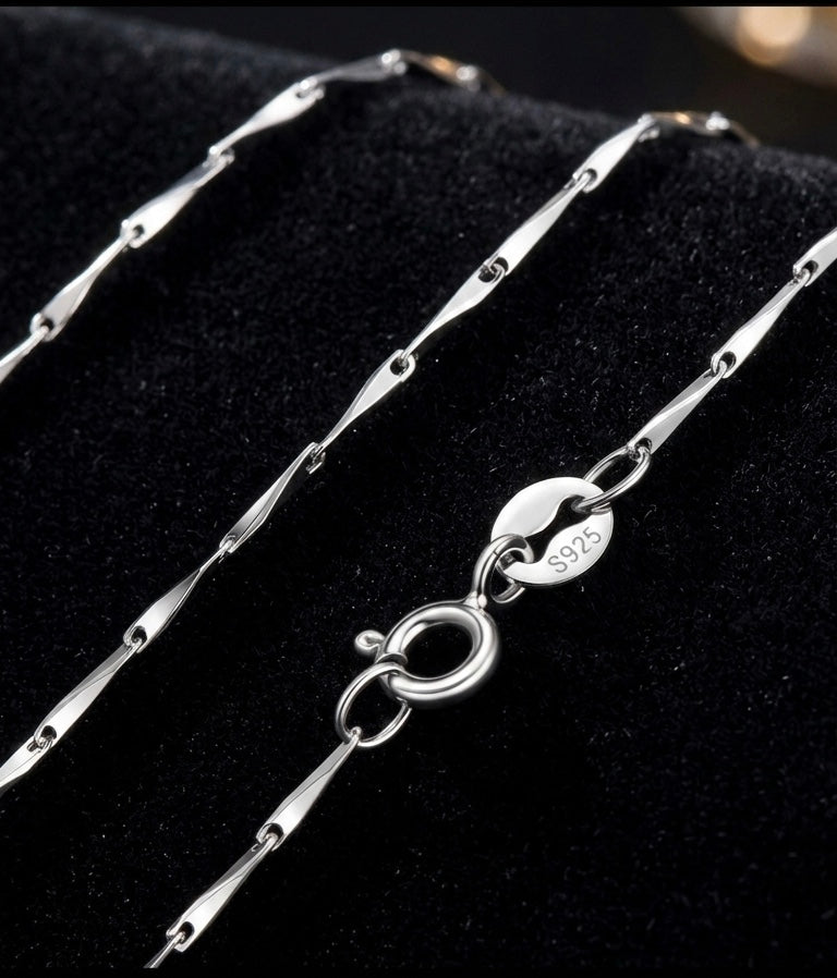 "Stellar Bar" Grand Luxe Chain – 925 Sterling Silver