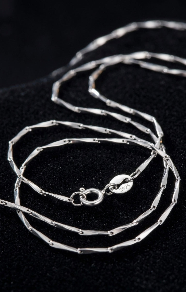 "Stellar Bar" Grand Luxe Chain – 925 Sterling Silver