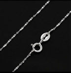 "Singapore Silk" Diamond-Cut Chain – 925 Sterling Silver