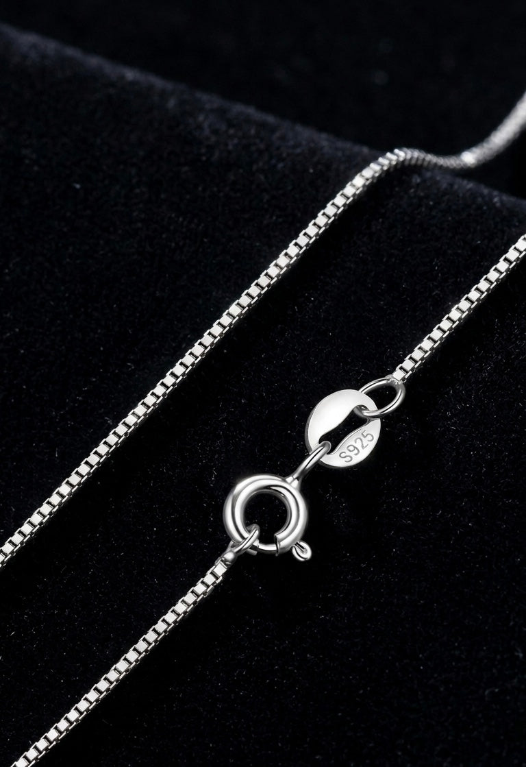 "Essential Link" Minimalist Chain – 925 Sterling Silver