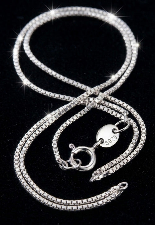 "Essential Link" Minimalist Chain – 925 Sterling Silver